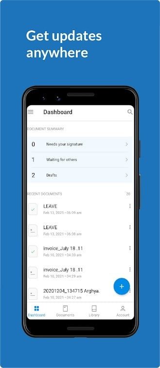 SignEasy app para firma digital