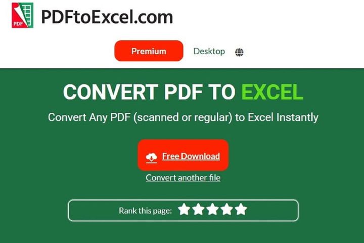 PDF a Excel