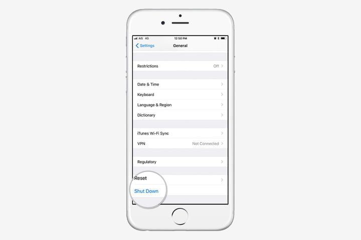 ALternativa para apagar tu iPhone por software