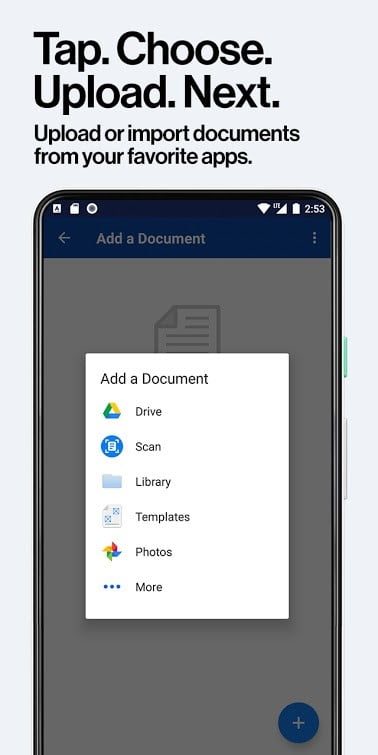 DocuSign app para firma digital