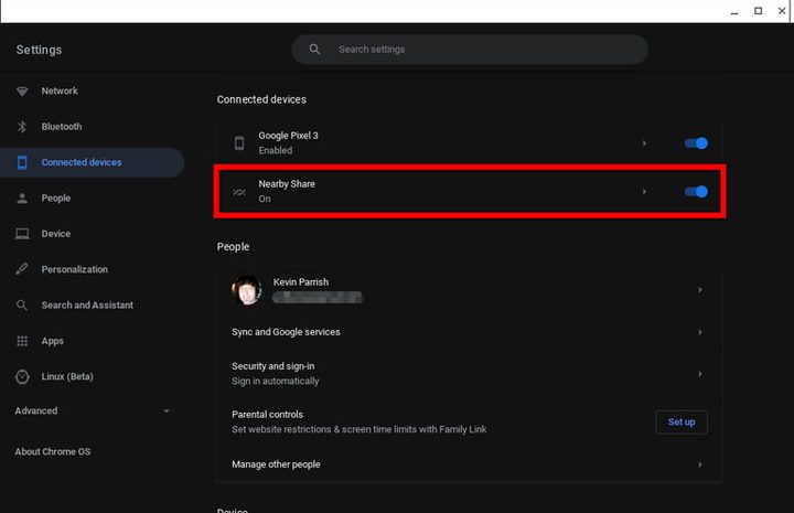 cómo usar Nearby Share en Android