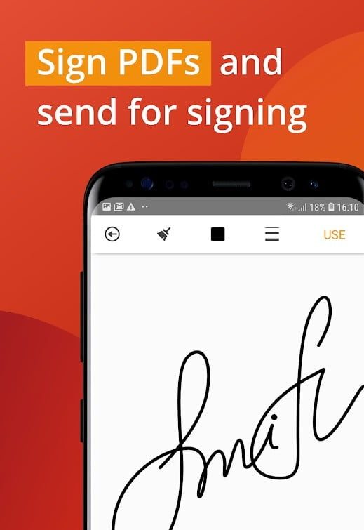 PDFfiller app para firma digital