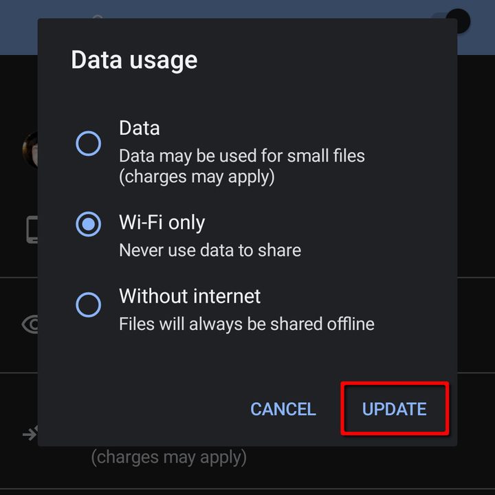 cómo usar Nearby Share en Android