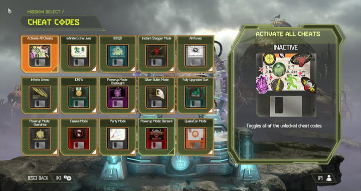 Cómo usar códigos de trucos en Doom Eternal