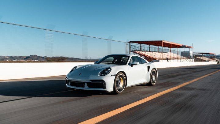 Porsche 911 Turbo S on track