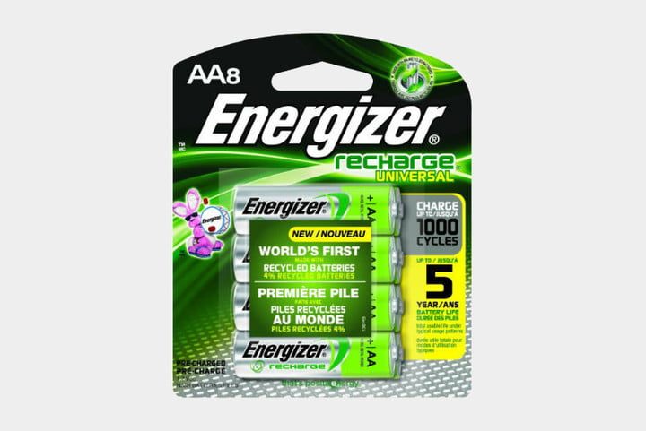 Paquete de cuatro pilas AA Energizer