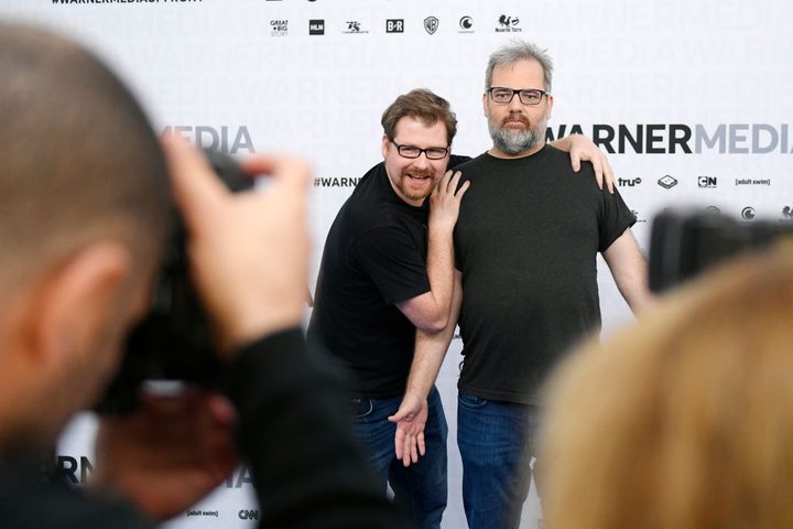 Los creadores de "Rick y Morty" Justin Roiland y Dan Harmon