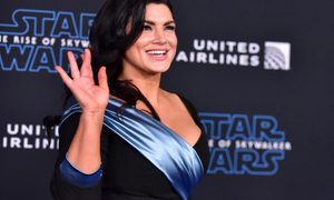 La imagen muestra a la actriz Gina Carano.