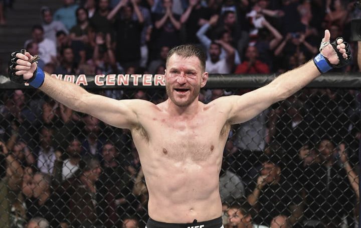 Luchador después de una pelea. Para sobre la UFC