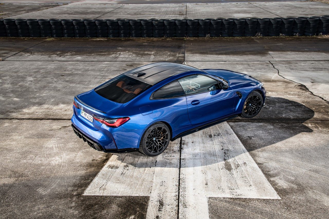 BMW M4 competition rear side