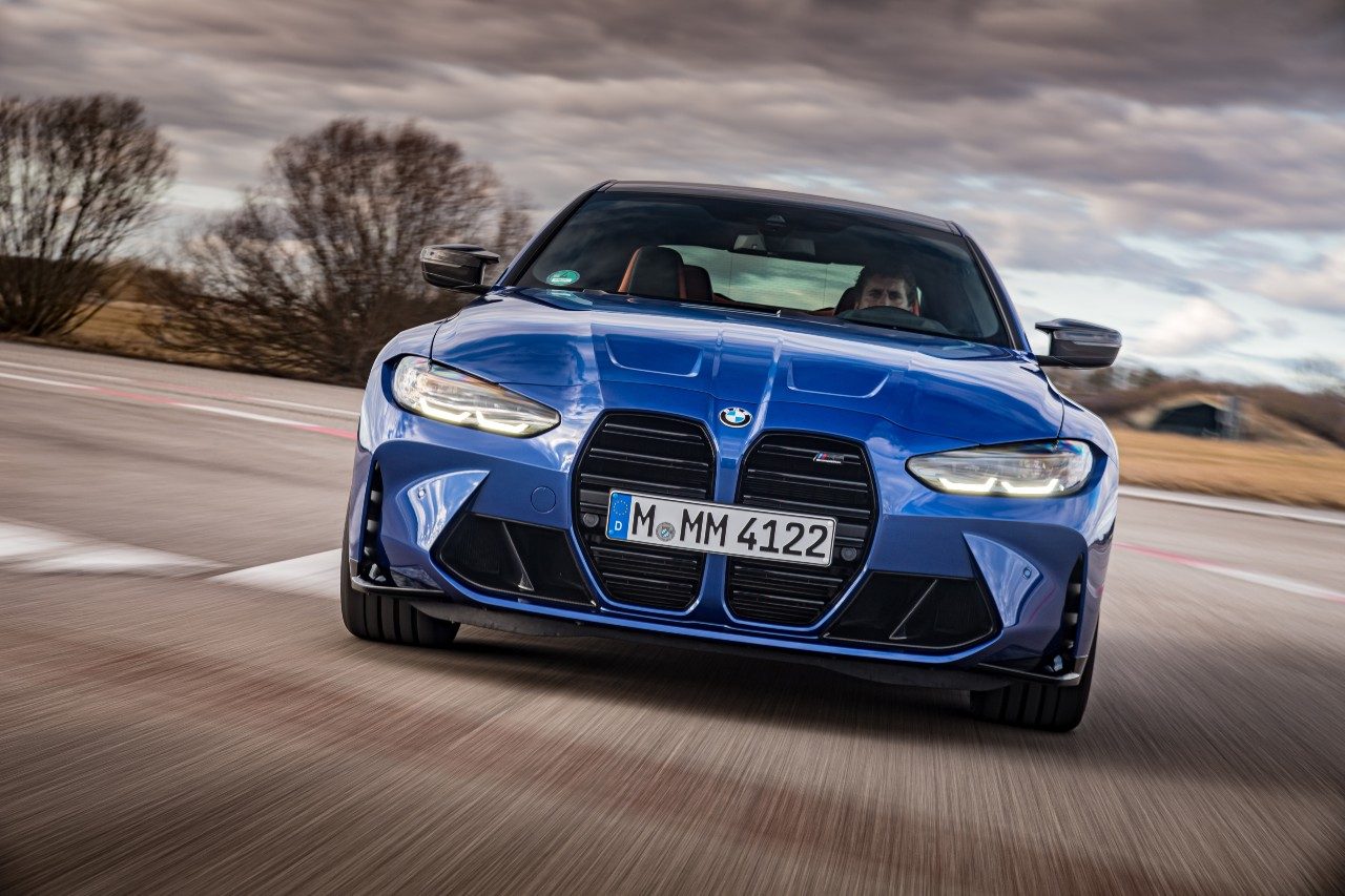 BMW M4 competition front end