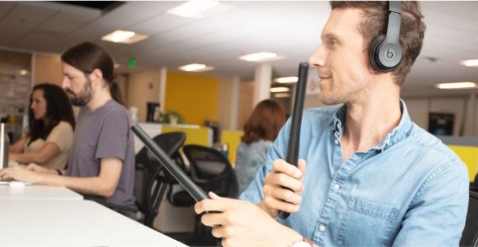 Las PocketDrum son unas baquetas electrónicas para tocar una batería virtual