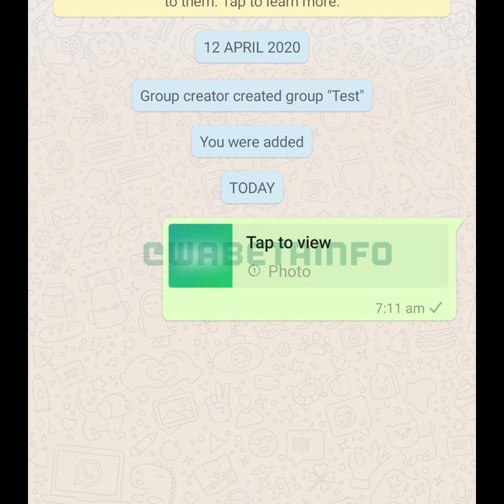 Función de imágenes que se autodestruyen de WhatsApp