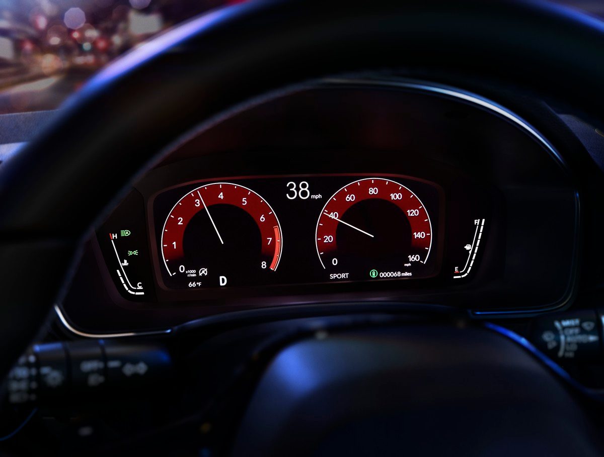 2022 Honda Civic Sedan cluster