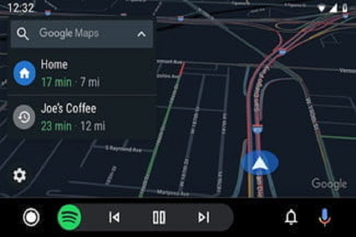 Google Maps en Android auto