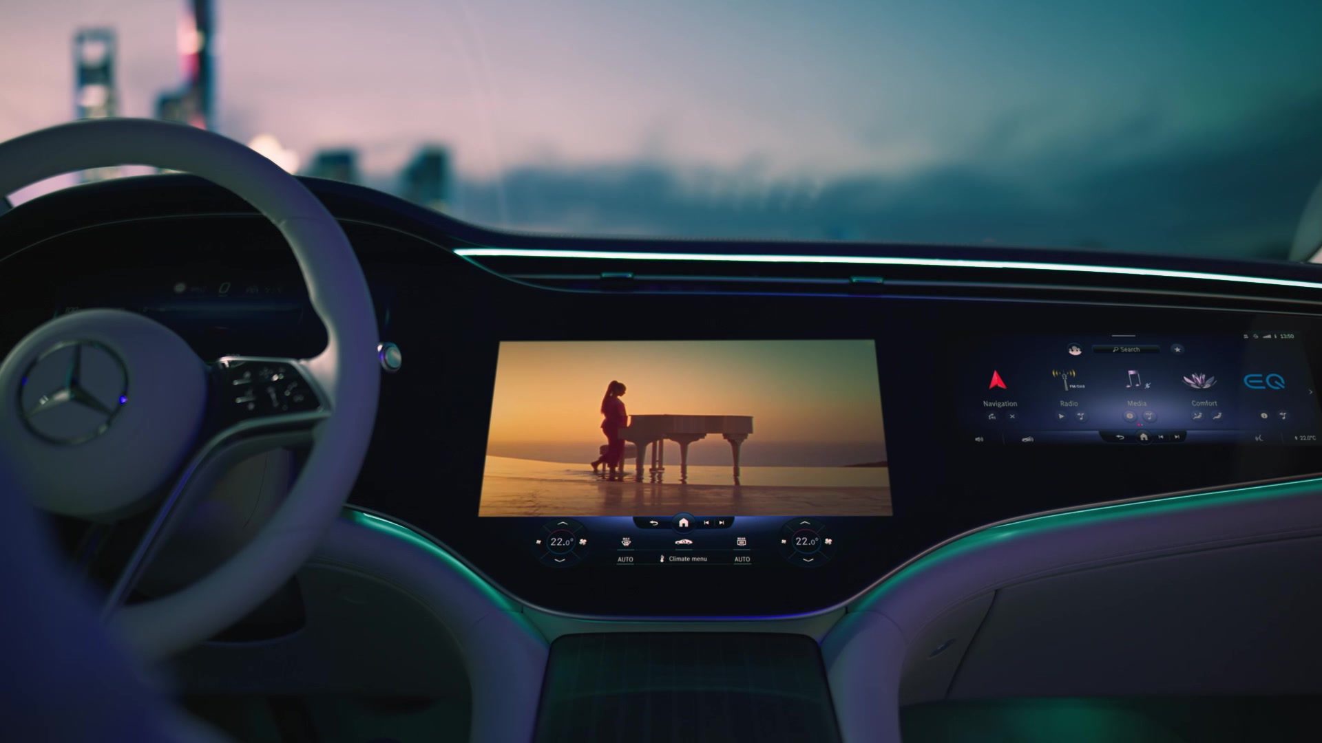 Mercedes Benz EQS movies