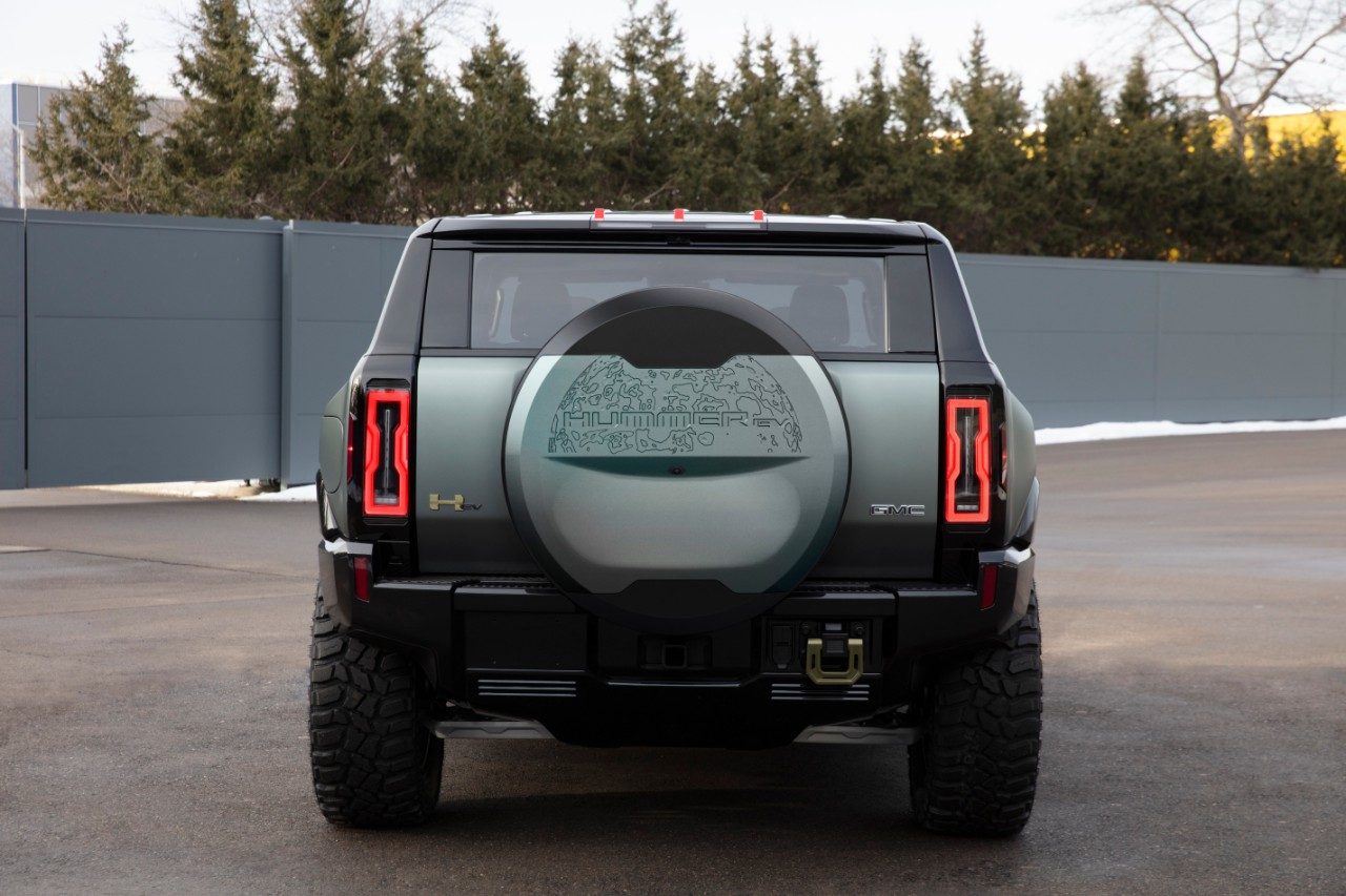 GMC HUMMER EV SUV rear view