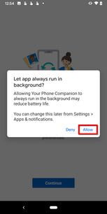 transferir guardar fotos celular android 292 your phone companion allow background 153x306