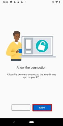 transferir guardar fotos celular android 294 your phone companion allow connection 205x410