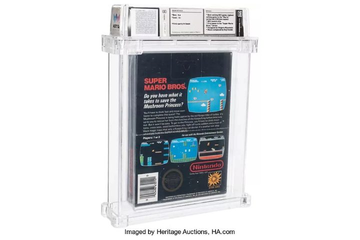 Cartucho de Super Mario Bros. de 1986