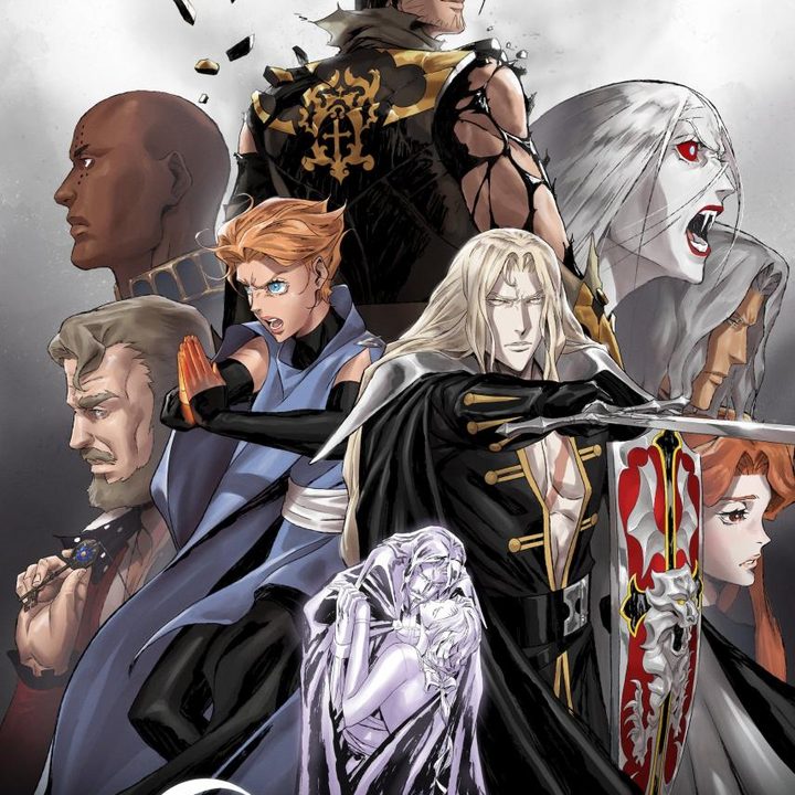 Póster promocional de la cuarta temporada de Castlevania de Netflix