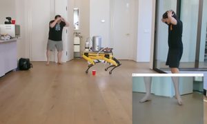 orinar cerveza perro robot boston dynamics