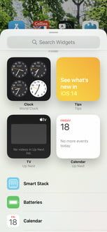 Instrucciones para agregar widgets a la pantalla de inicio de iPhone 3