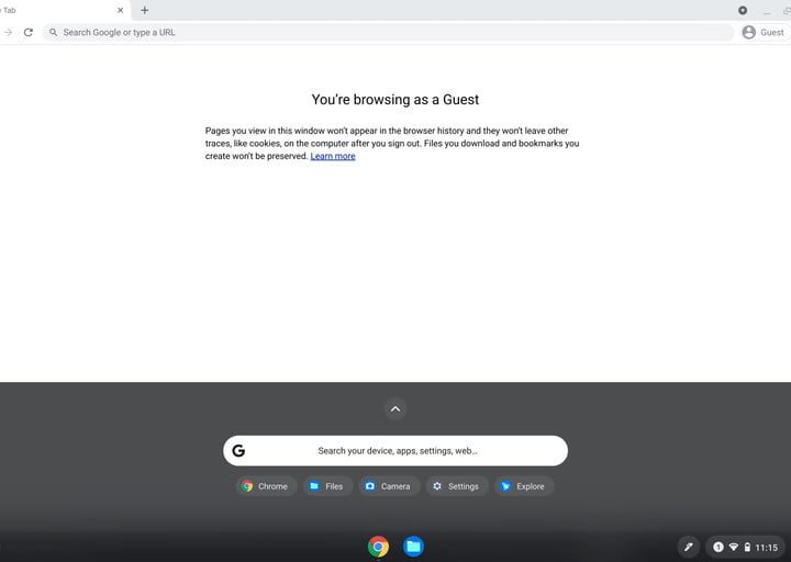 Cómo habilitar el Modo invitado en una Chromebook