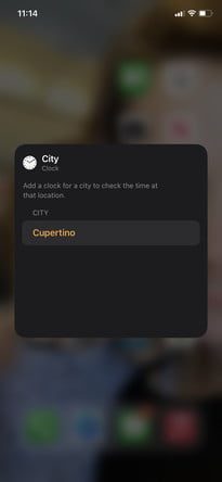Configuración de widget Reloj para cambiar ubicación 2