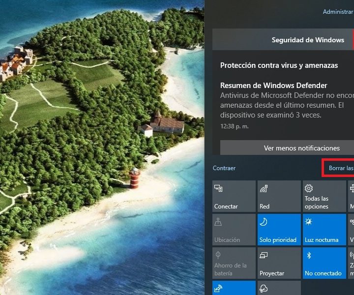 Eliminar Notificaciones