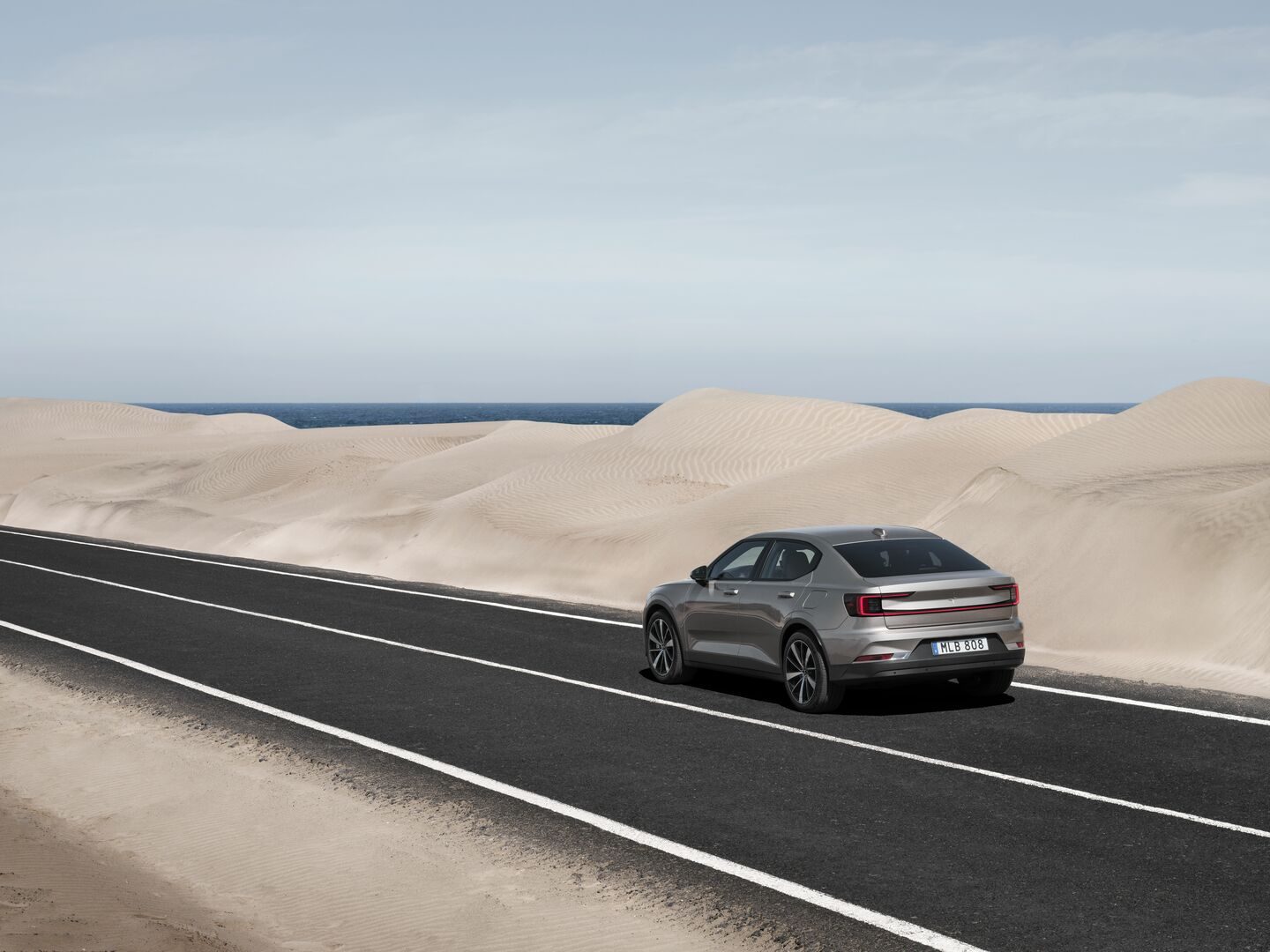 Polestar 2 rear view