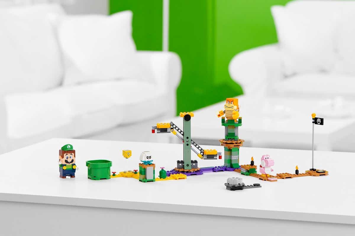 luigi super mario lego nintendo