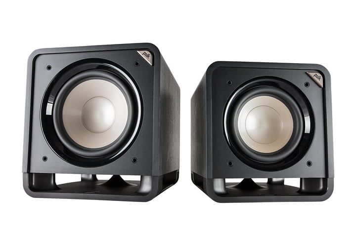 Dos subwoofers color negro