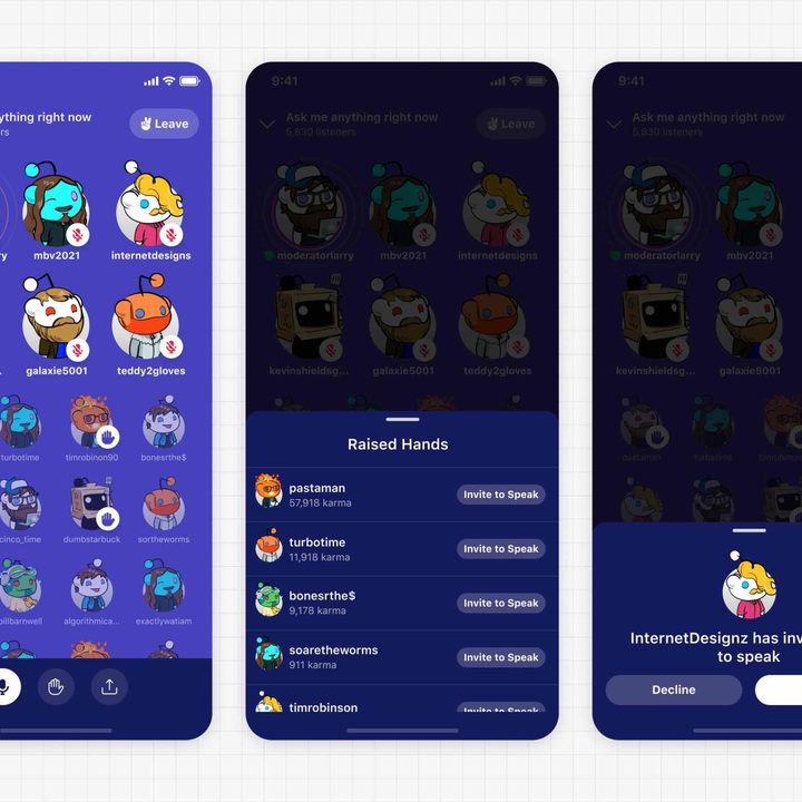 Una imagen de la función Reddit Talk