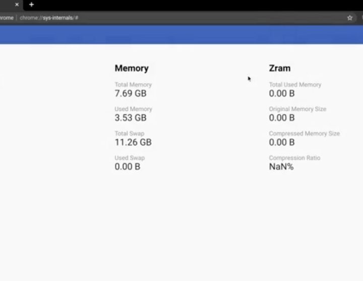 Cómo revisar los recursos de sistema en Chromebook