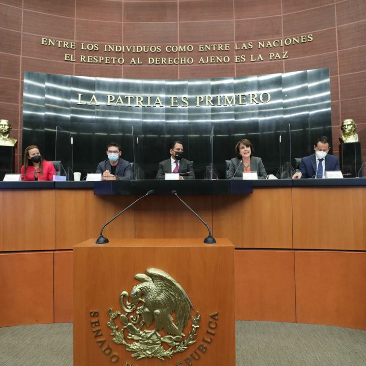 Una imagen del Senado mexicano