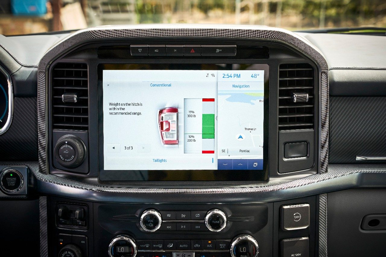 Ford F-150 Onboard Scales weight distribution