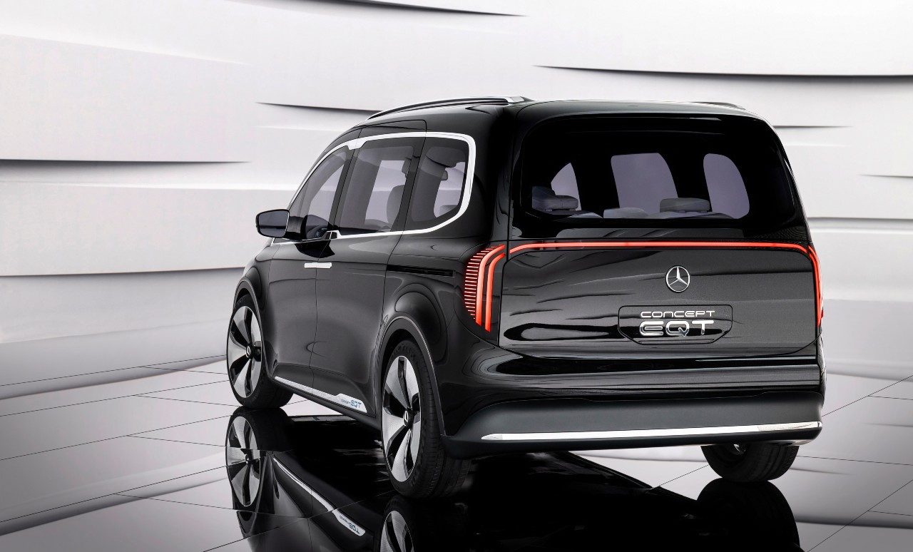 Mercedes-Benz Concept EQT rear view