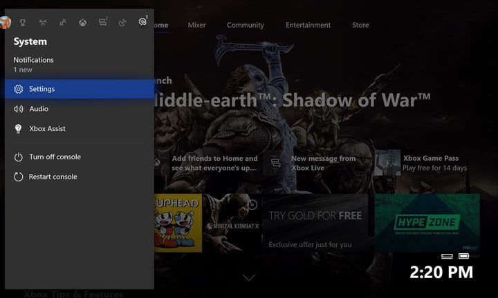Resetear una Xbox One