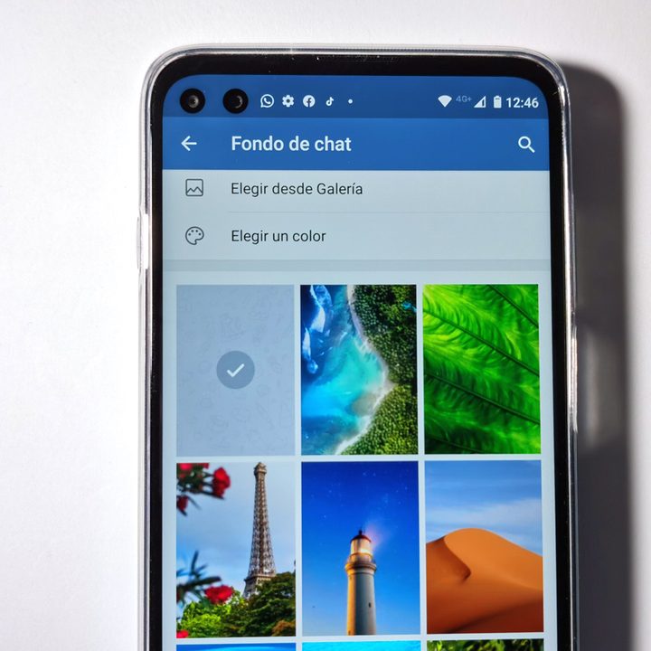 Cómo cambiar el fondo en Telegram