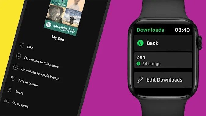 Spotify en Apple Watch