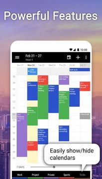 Business Calendar 2, una de las mejores apps de calendario