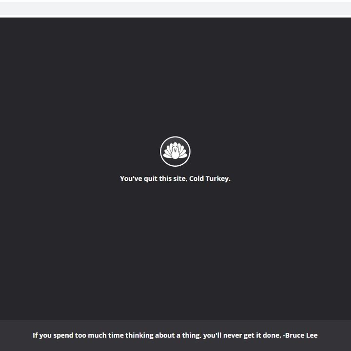 Cold Turkey, una de las apps para mejorar tu concentración