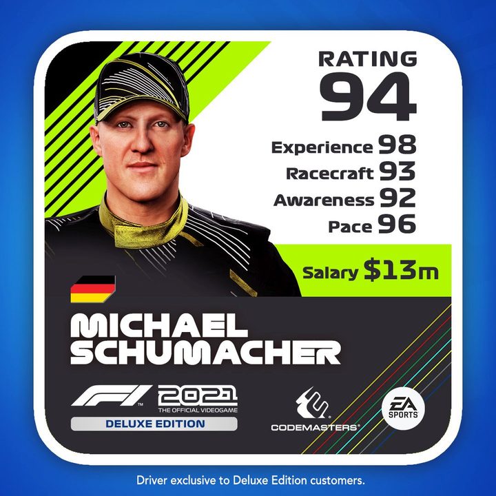 F1 2021 Schumacher