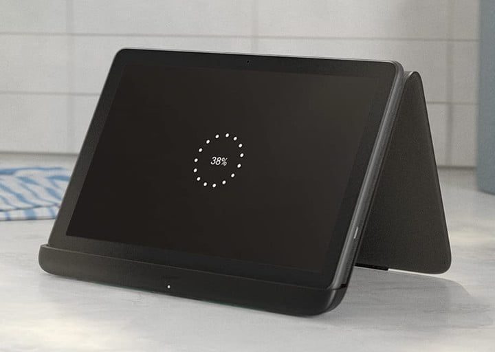 Tableta Amazon en Modo tienda en un estuche