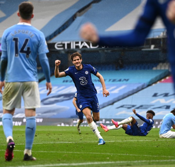 Una imagen del partido entre el Manchester City y el Chelsea por la Premier League 2020/2021