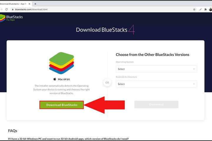El emulador BlueStacks de Android para Mac