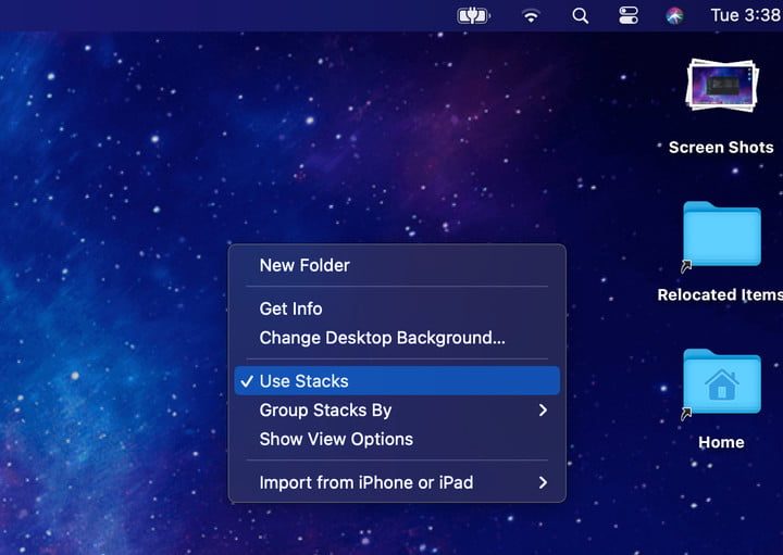 Pantalla en Mac para guardar las capturas