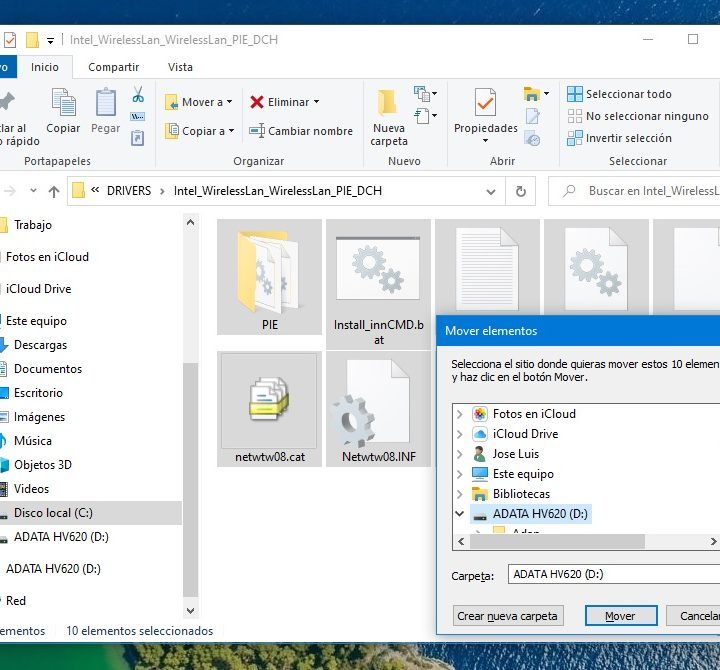 Mover archivos de la computadora a disco duro externo, otra forma de liberar espacio en disco duro en Windows 10