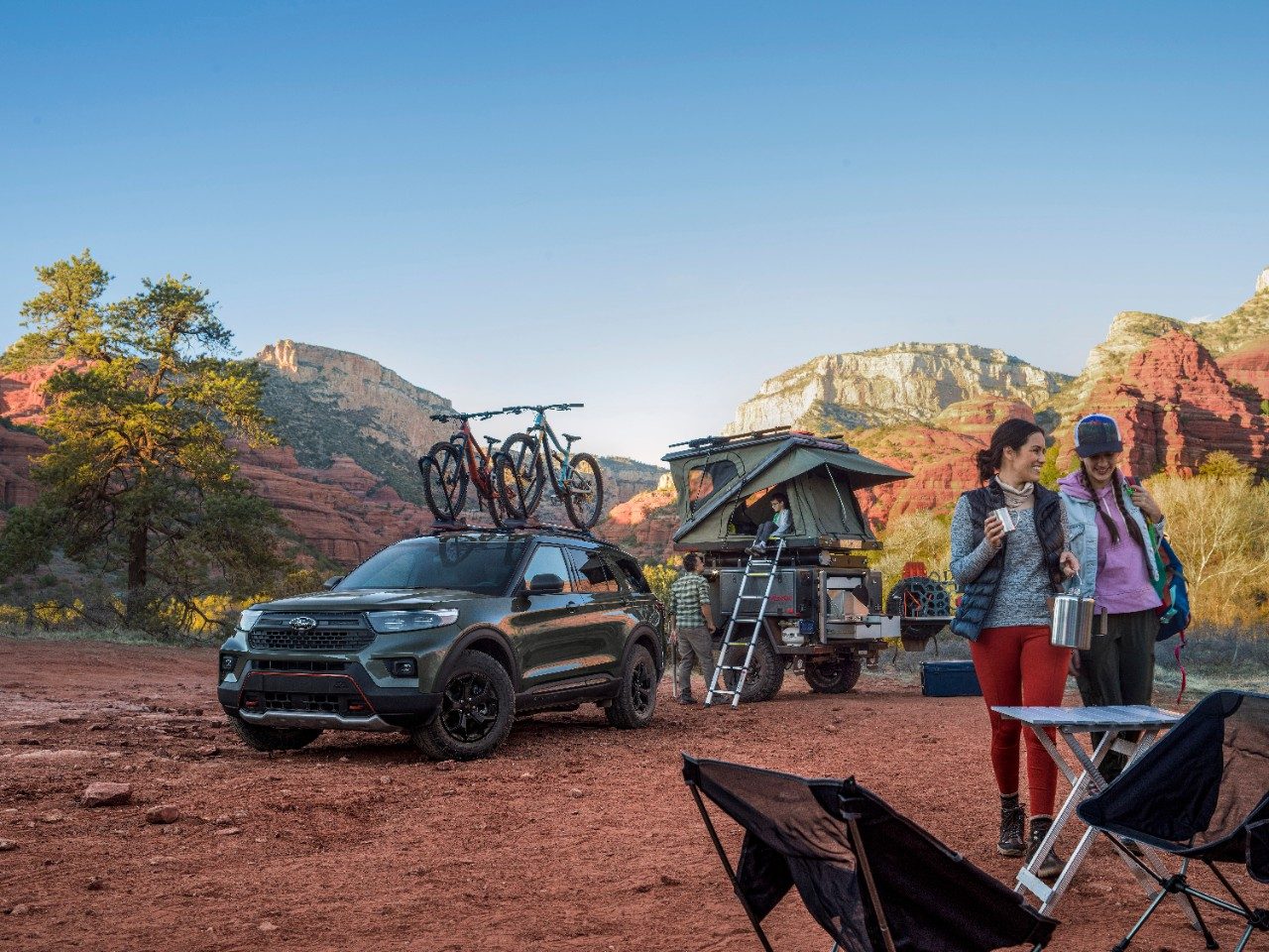 2021 Ford Explorer Timberline camping